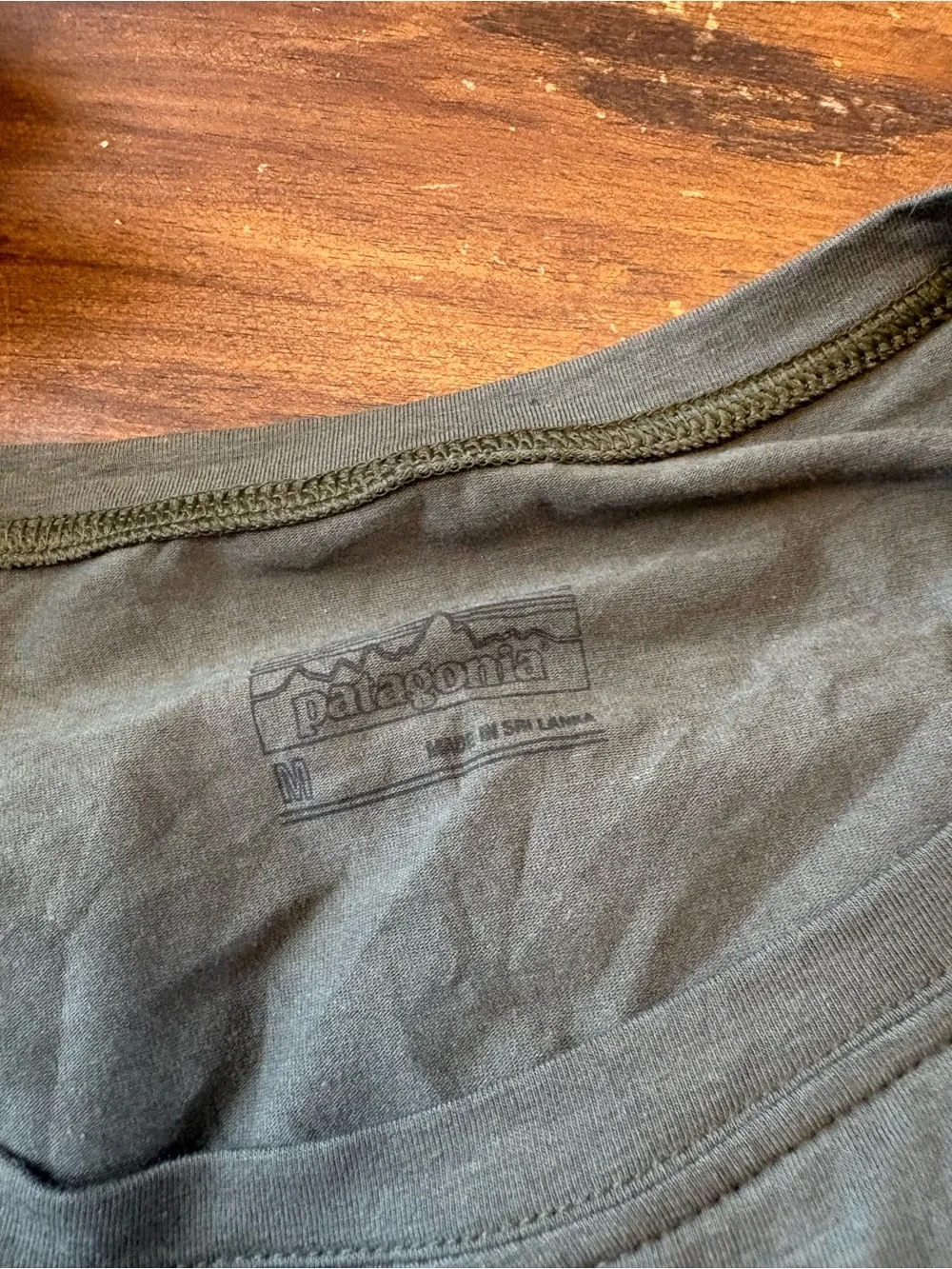 Patagonia Kamala T shirt dress in Basin green - Picture 9 of 14
